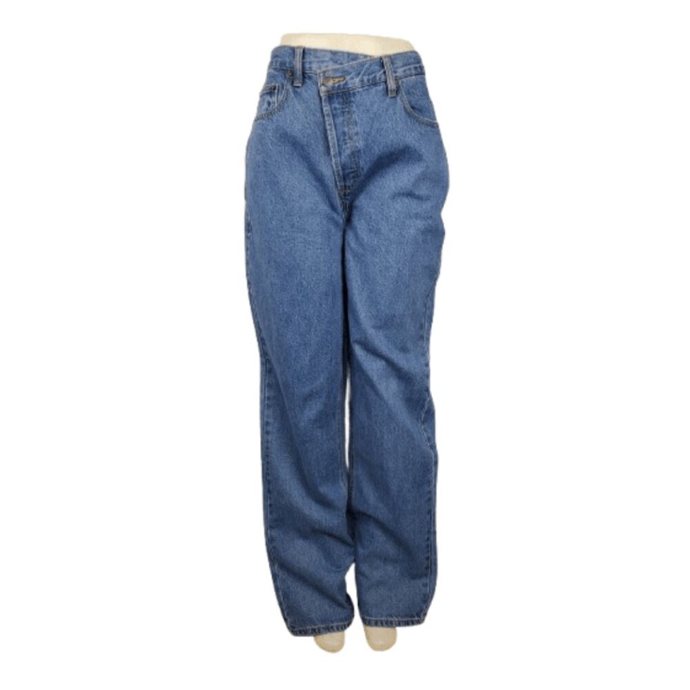 Fashion Nova women's crossover blue jeans size 11